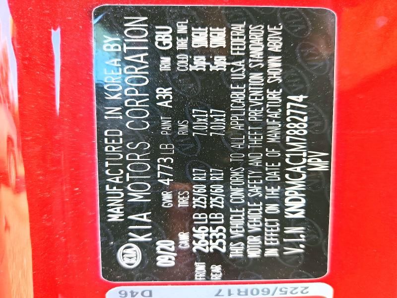 2021 KIA Sportage lx