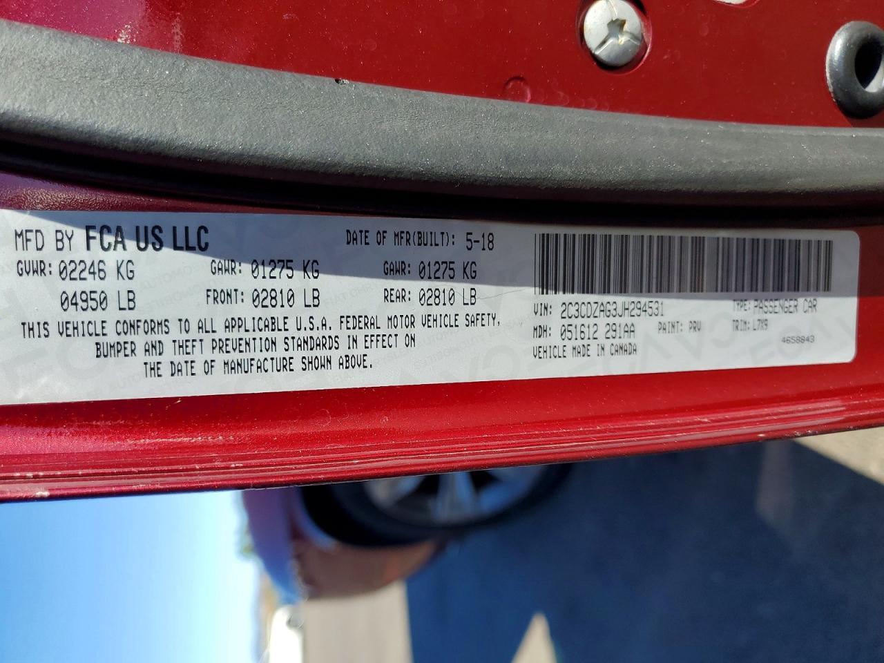 2018 Dodge Challenger sxt