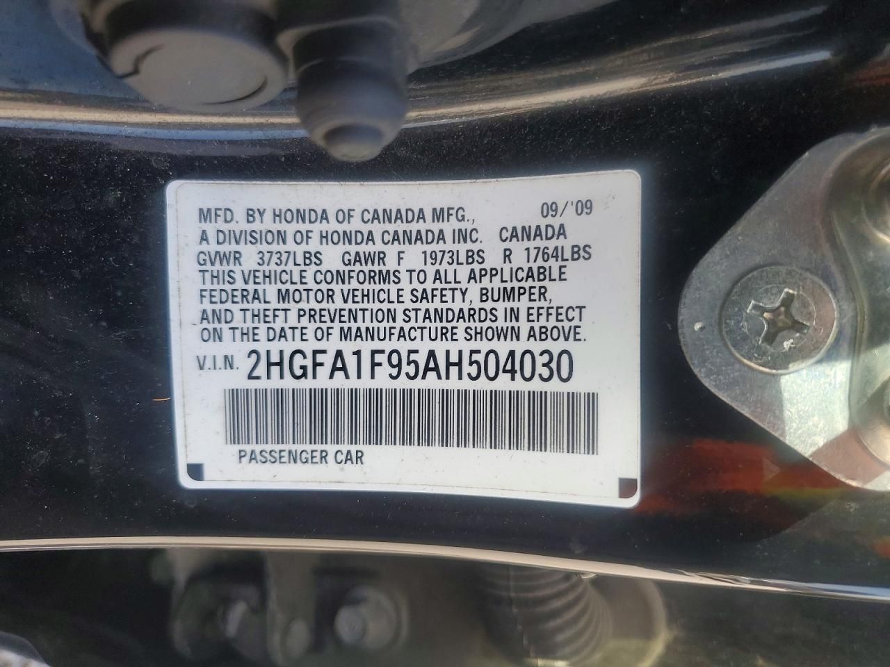 2010 Honda Civic exl