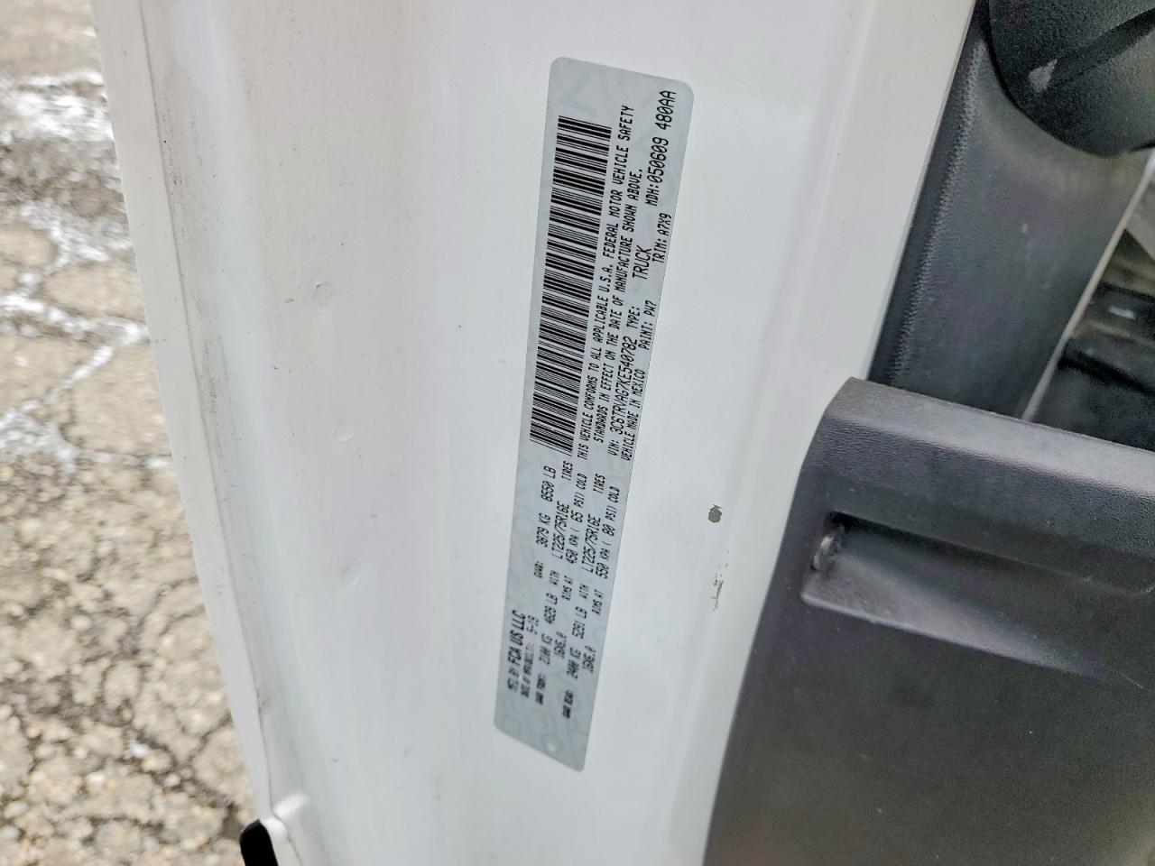 2019 Dodge RAM Promaster 1500 Utility / Service Van