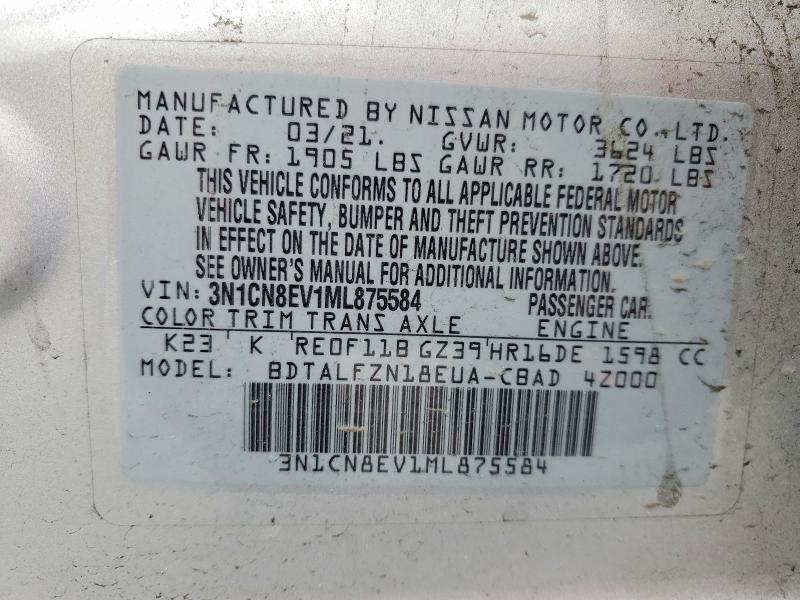 2021 Nissan Versa sv