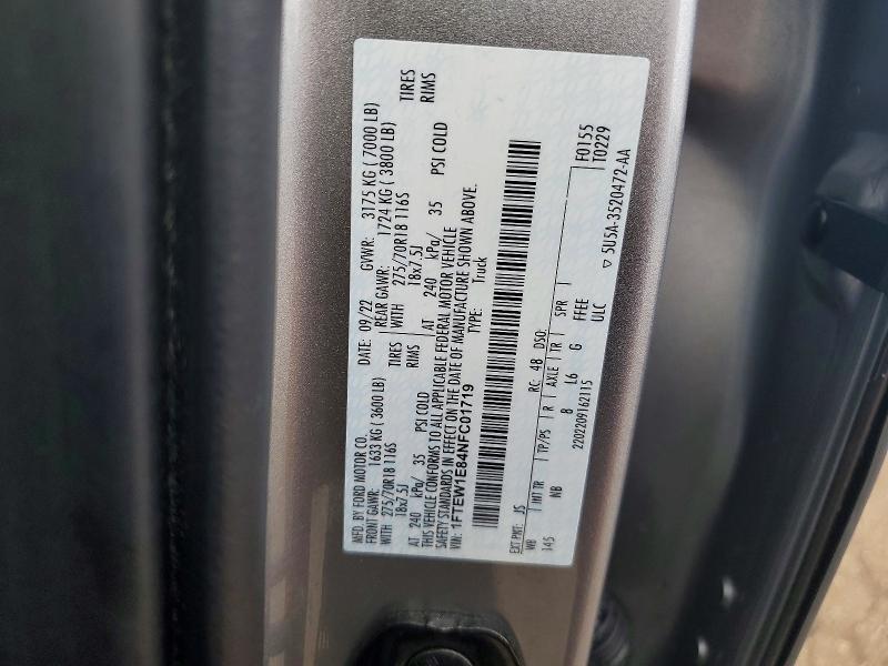 2022 Ford F150 Supercrew