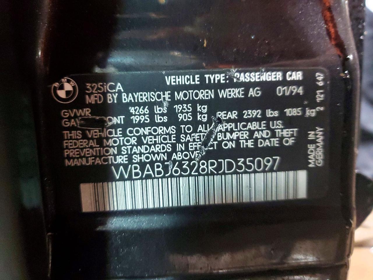 1994 BMW 325 ic Automatic