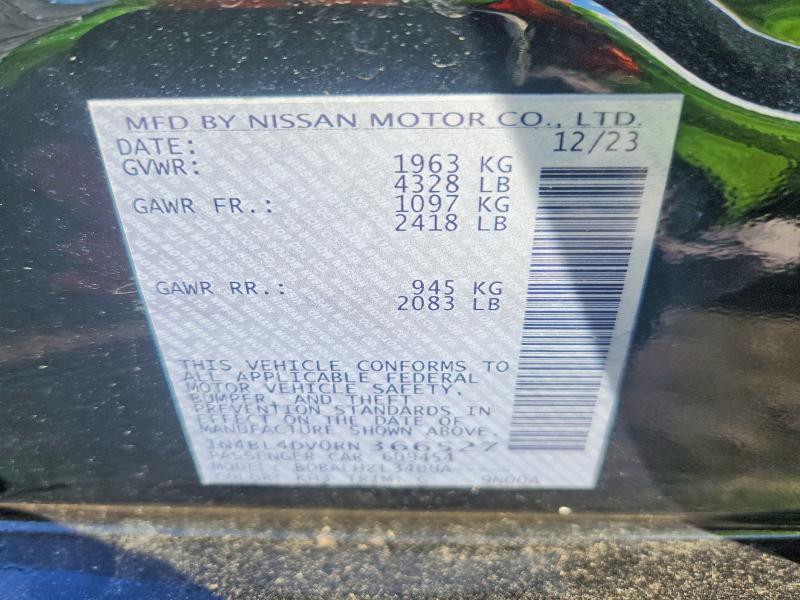 2024 Nissan Altima 2.5 sv