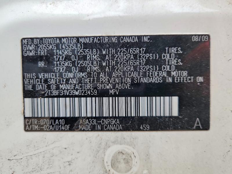 2009 Toyota Rav4 Limited