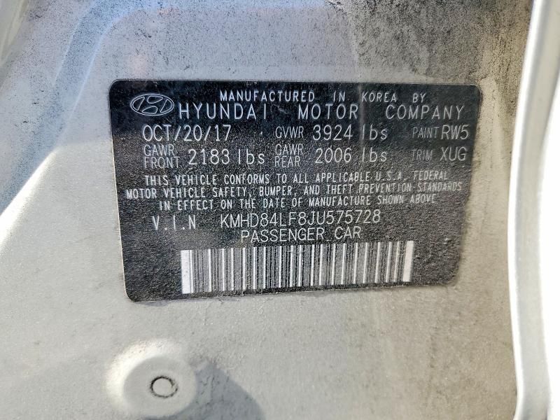 2018 Hyundai Elantra sel