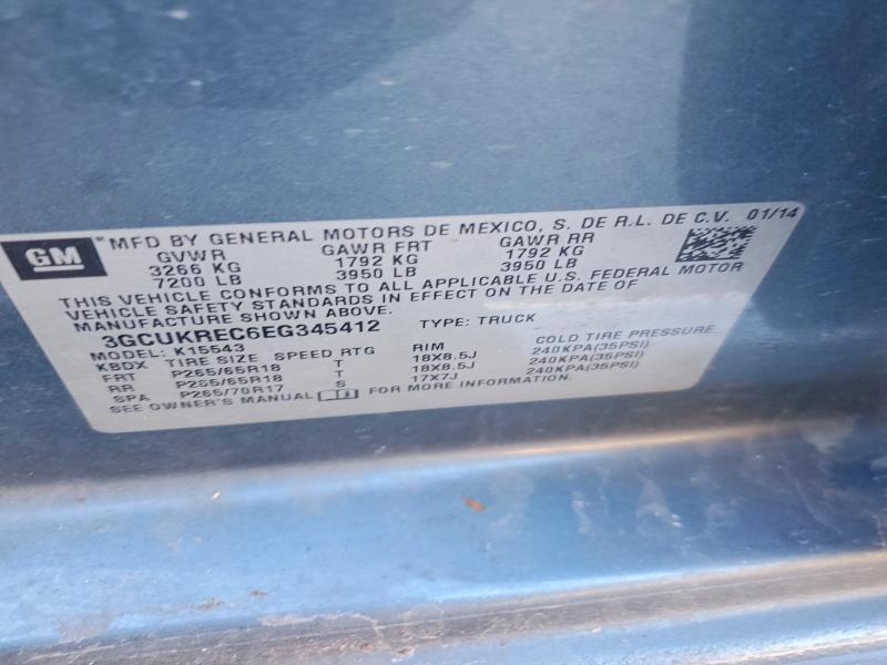 2014 Chevrolet Silverado K1500 lt