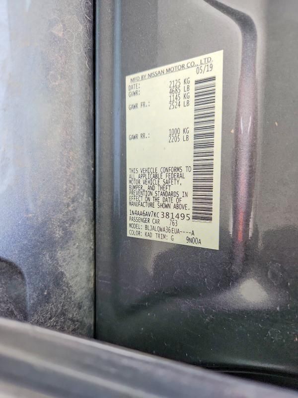 2019 Nissan Maxima s