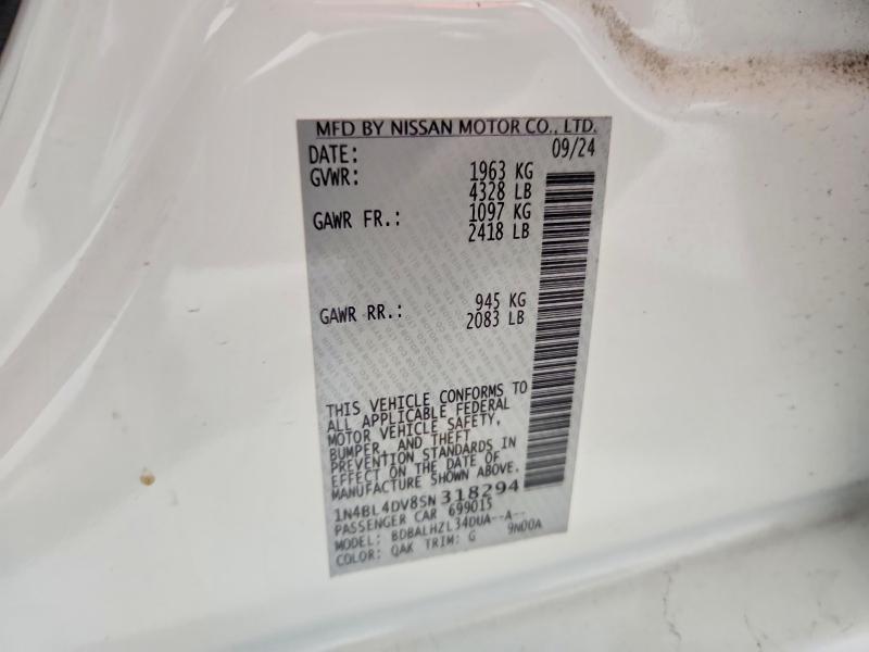 2025 Nissan Altima 2.5 sv