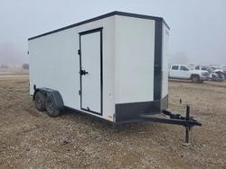 Salvage cars for sale from Copart Longview, TX: 2024 Novae KC8416STSV-070 Enclosed Cargo Trailer
