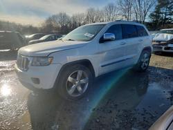 Jeep Grand Cherokee salvage cars for sale: 2012 Jeep Grand Cherokee Overland