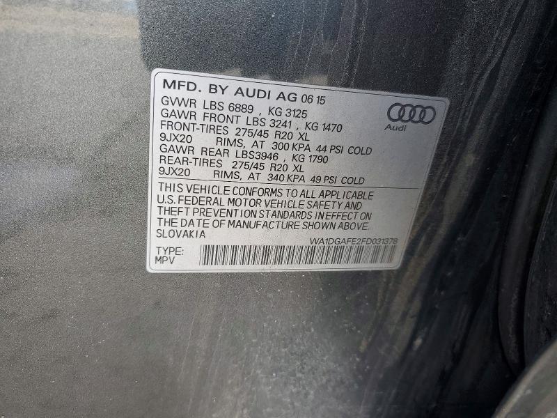 2015 Audi Q7 Prestige