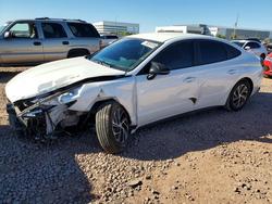 Hyundai salvage cars for sale: 2021 Hyundai Sonata Hybrid