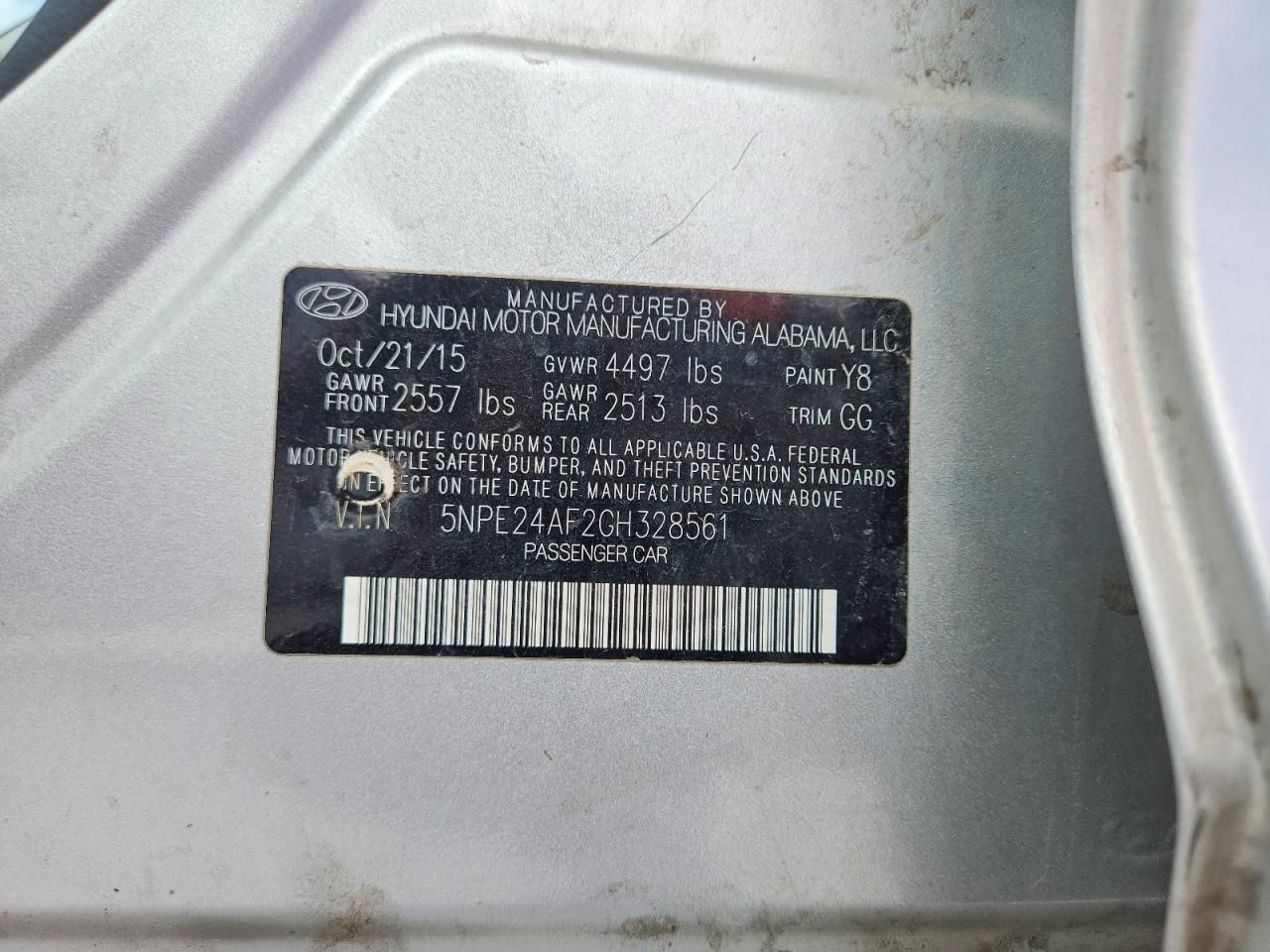 2016 Hyundai Sonata se