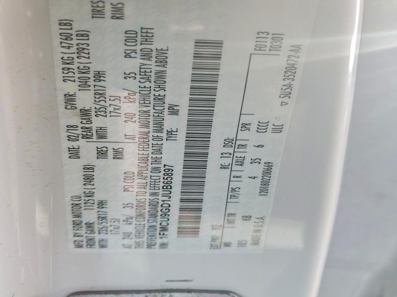 2018 Ford Escape se