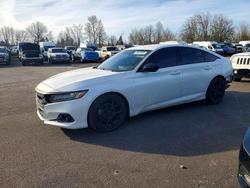Honda salvage cars for sale: 2021 Honda Accord Sport