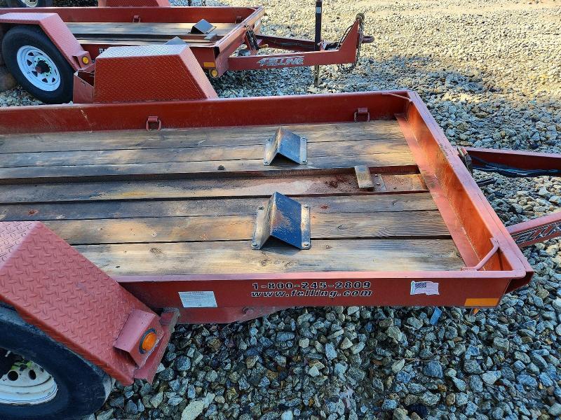 2015 Felling FT-6 T-1 Tilt Deck Equipment Trailer