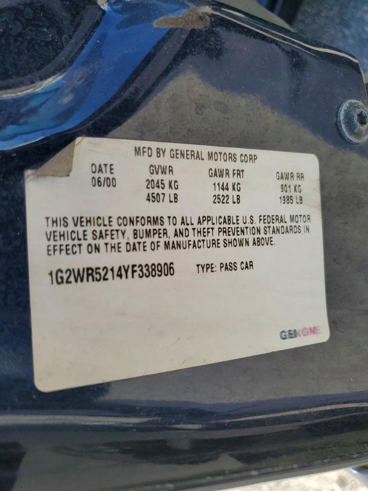 2000 Pontiac Grand Prix gtp