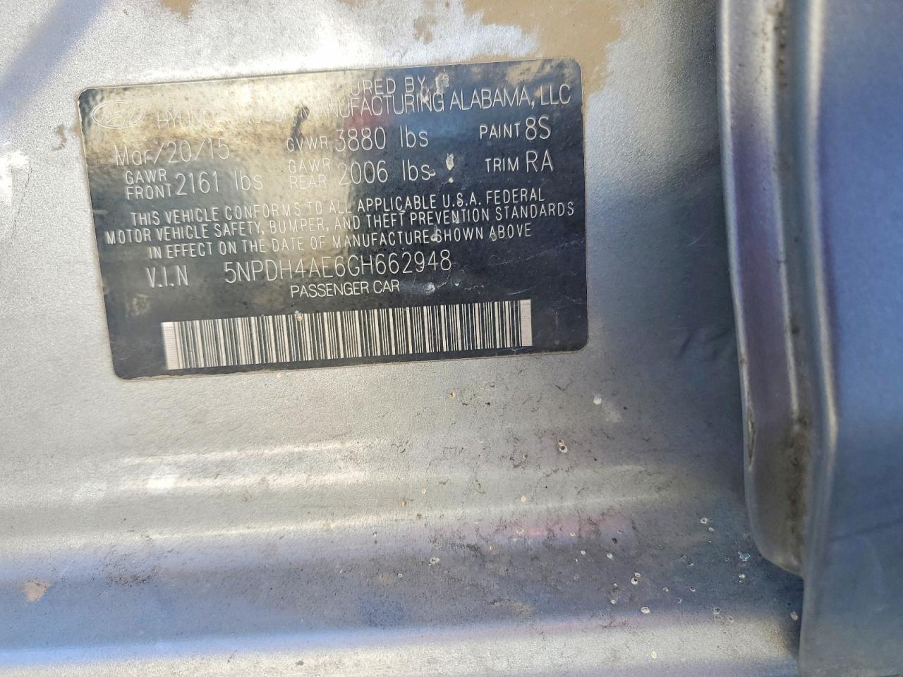 2016 Hyundai Elantra se