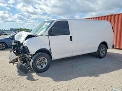 Salvage trucks for sale at Homestead, FL auction: 2007 Chevrolet Express G3500 Delivery Van