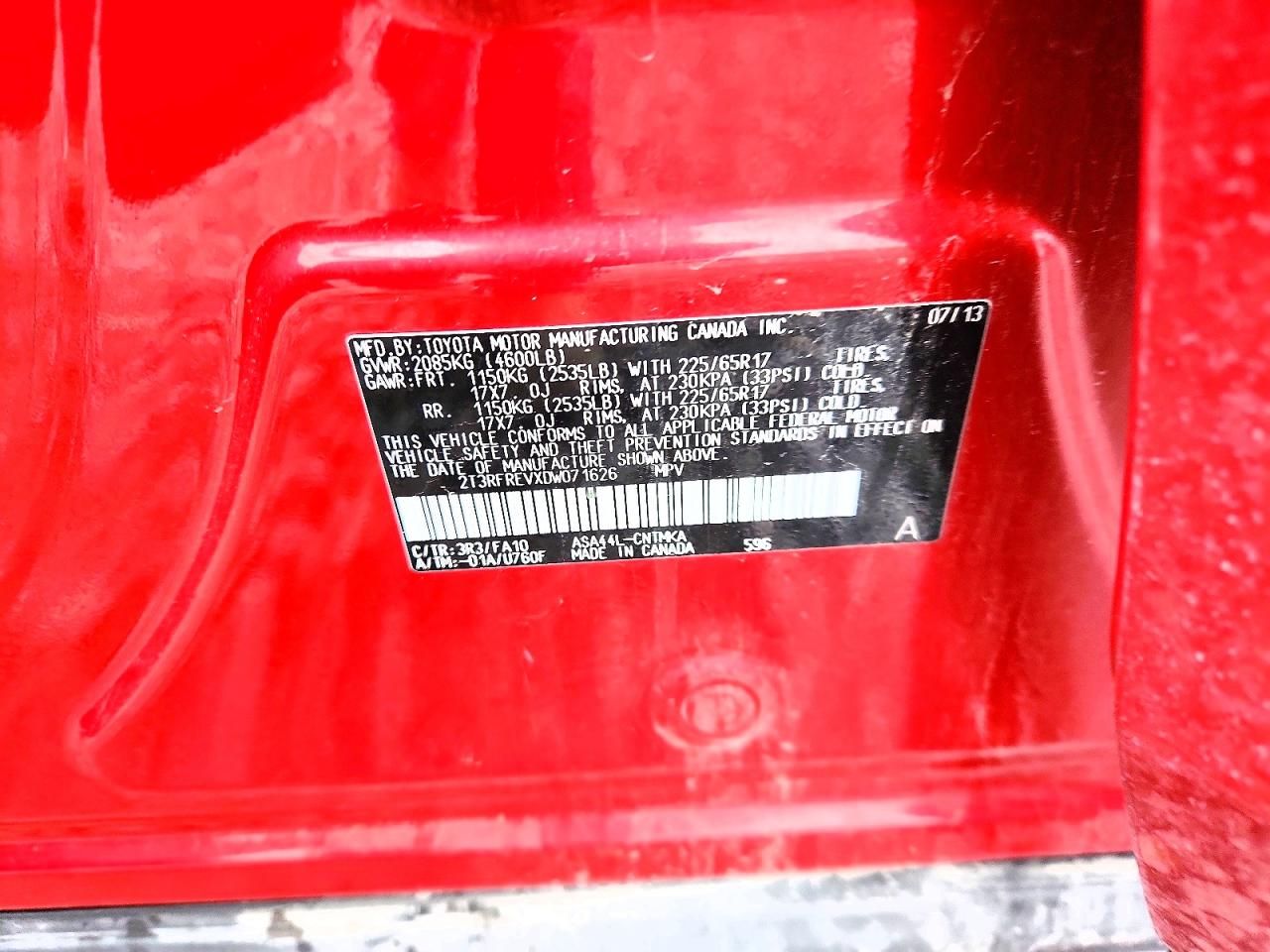 2013 Toyota Rav4 xle