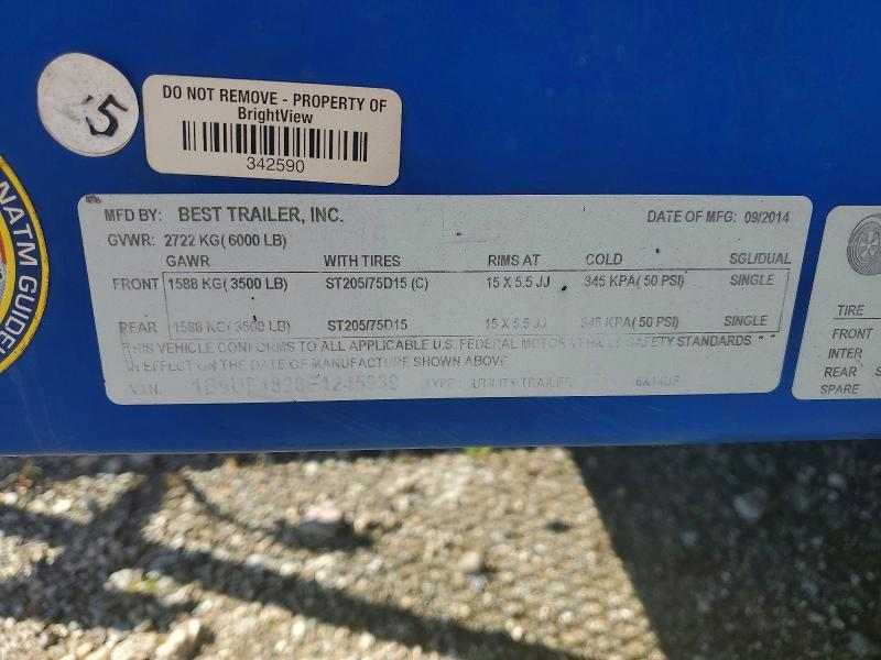 2014 Bprv Trailer
