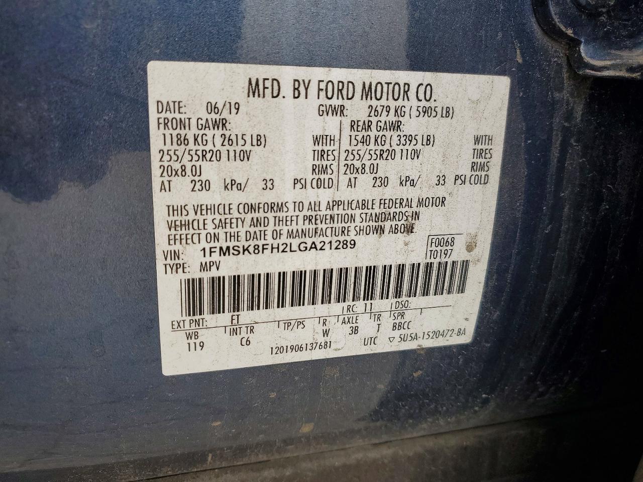 2020 Ford Explorer Limited