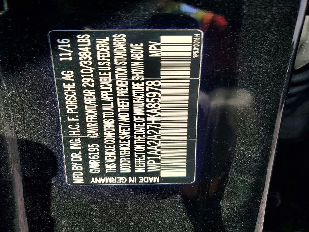 2017 Porsche Cayenne