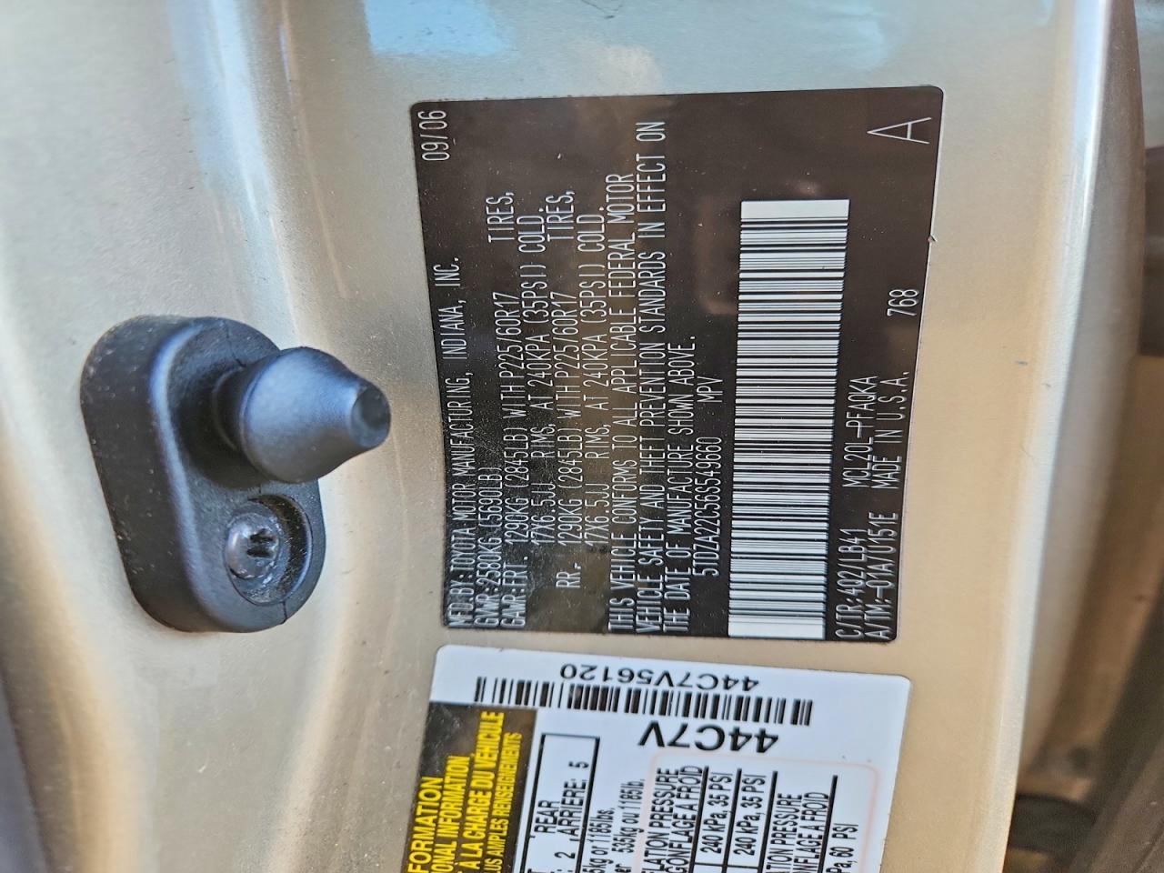 2006 Toyota Sienna xle