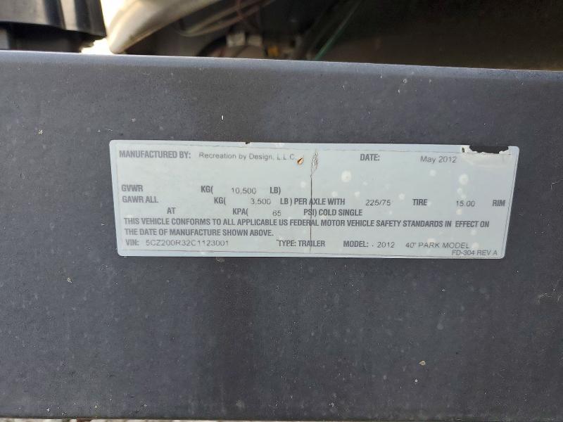 2012 RV 2012 Recreation BY Design Bay Point Camper