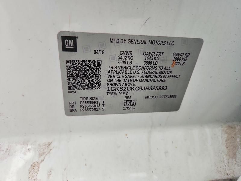 2018 GMC Yukon xl K1500 slt