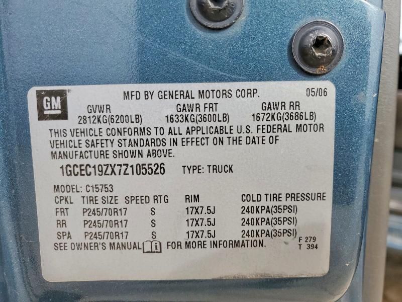 2007 Chevrolet Silverado C1500 Classic