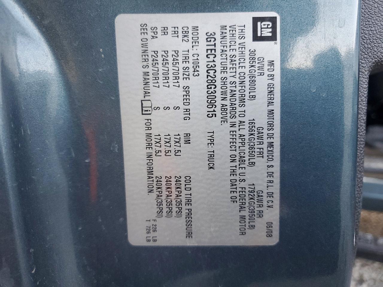 2008 GMC Sierra C1500