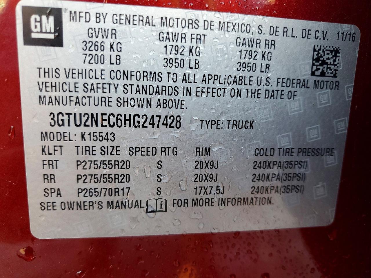 2017 GMC Sierra K1500 SLT