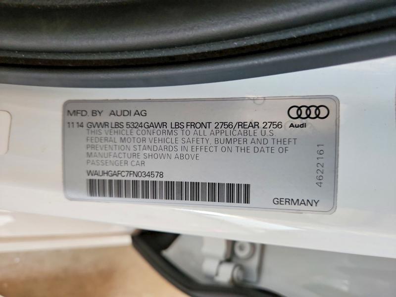 2015 Audi A6 Prestige