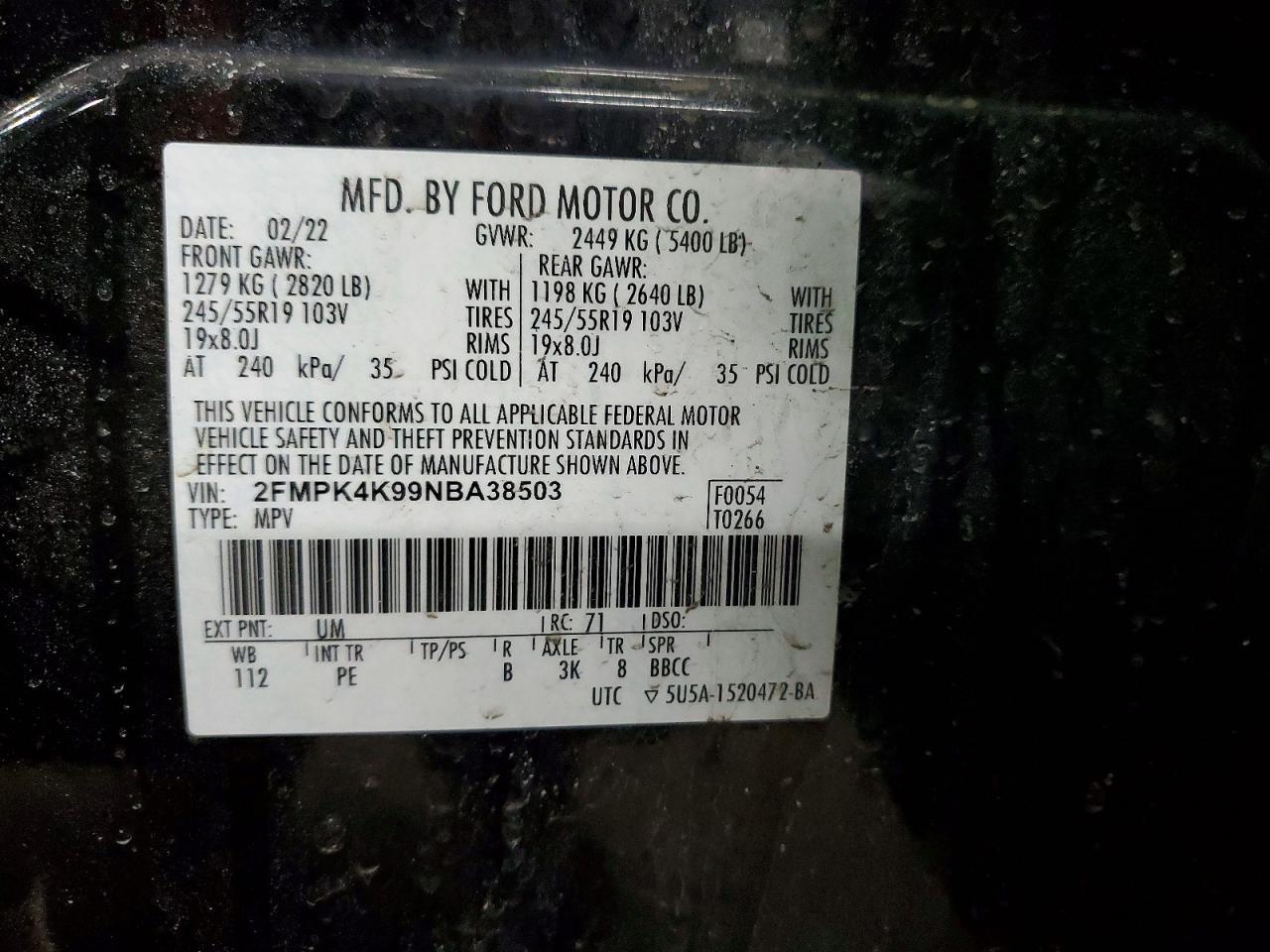 2022 Ford Edge Titanium