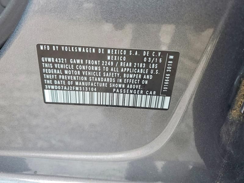 2015 Volkswagen Jetta se