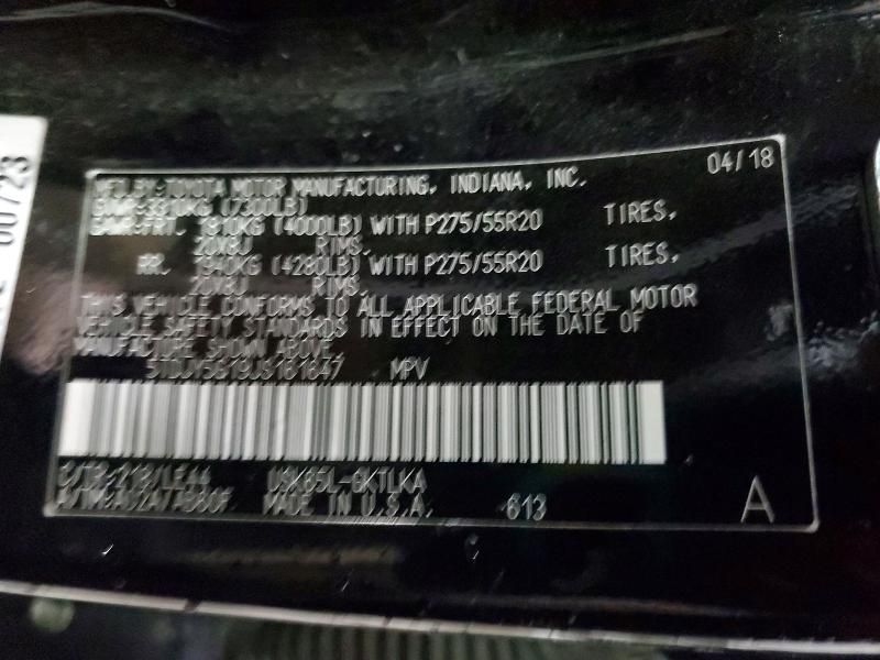 2018 Toyota Sequoia Limited