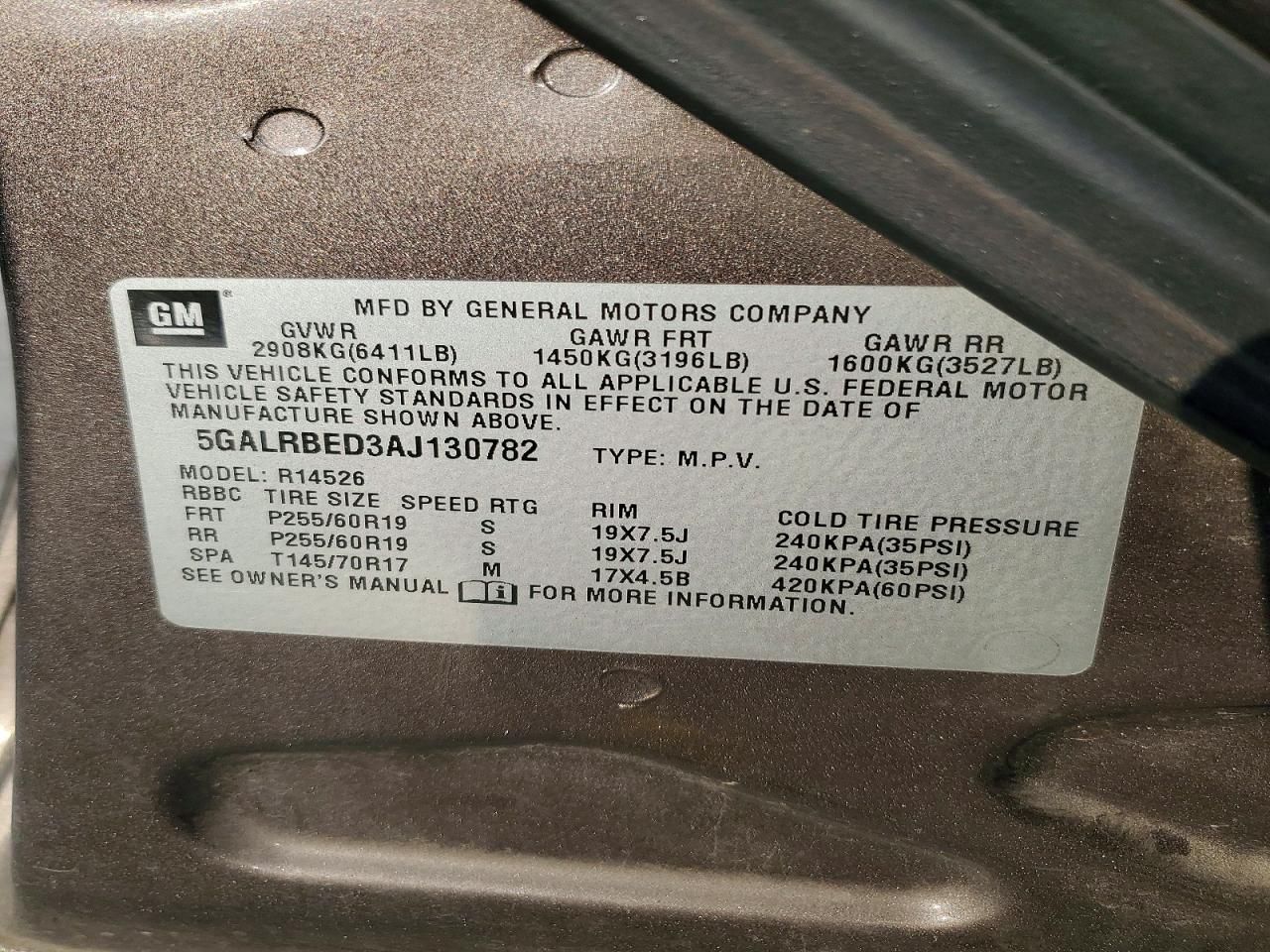 2010 Buick Enclave cxl