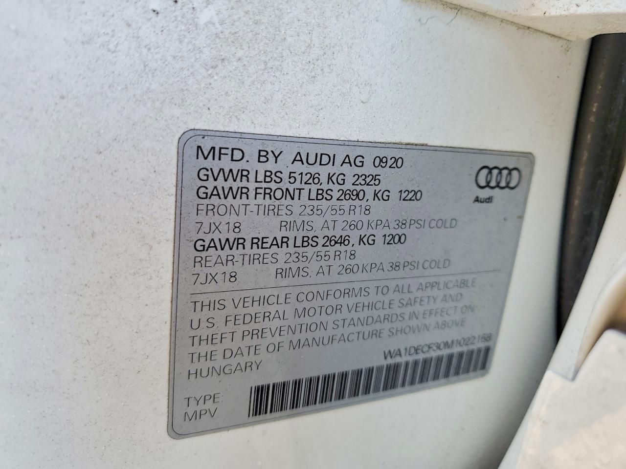 2021 Audi Q3 Premium s Line 45