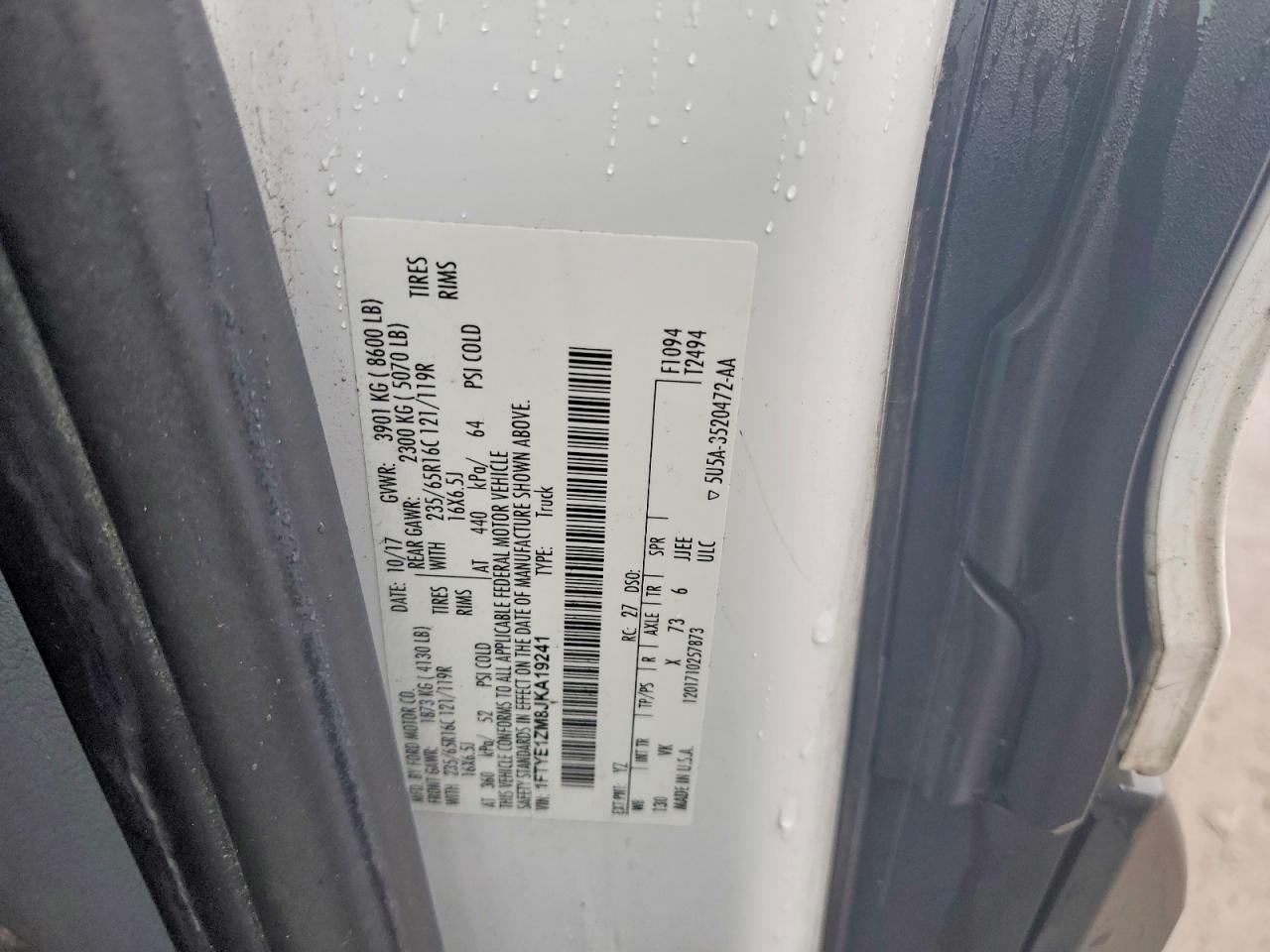 2018 Ford Transit T-150 Delivery Van
