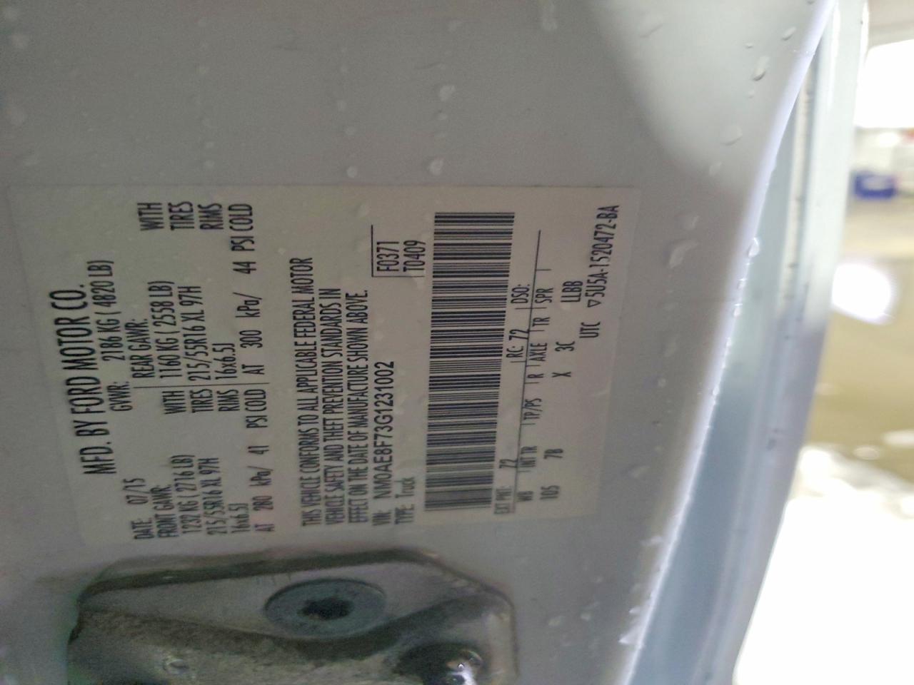 2016 Ford Transit Connect xlt