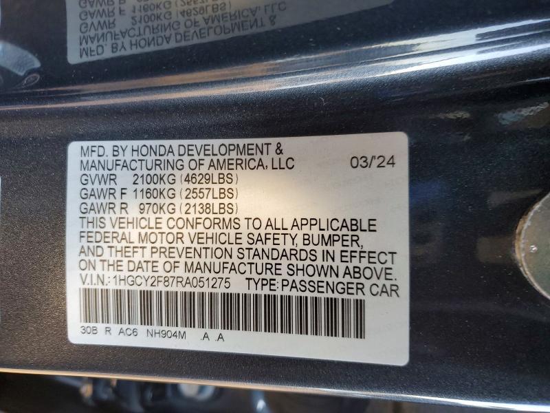 2024 Honda Accord Touring Hybrid