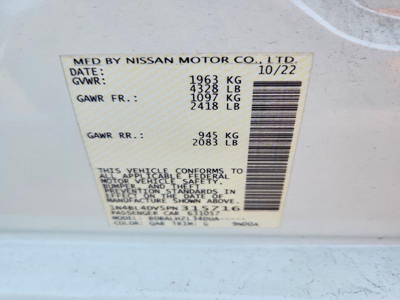 2023 Nissan Altima sv