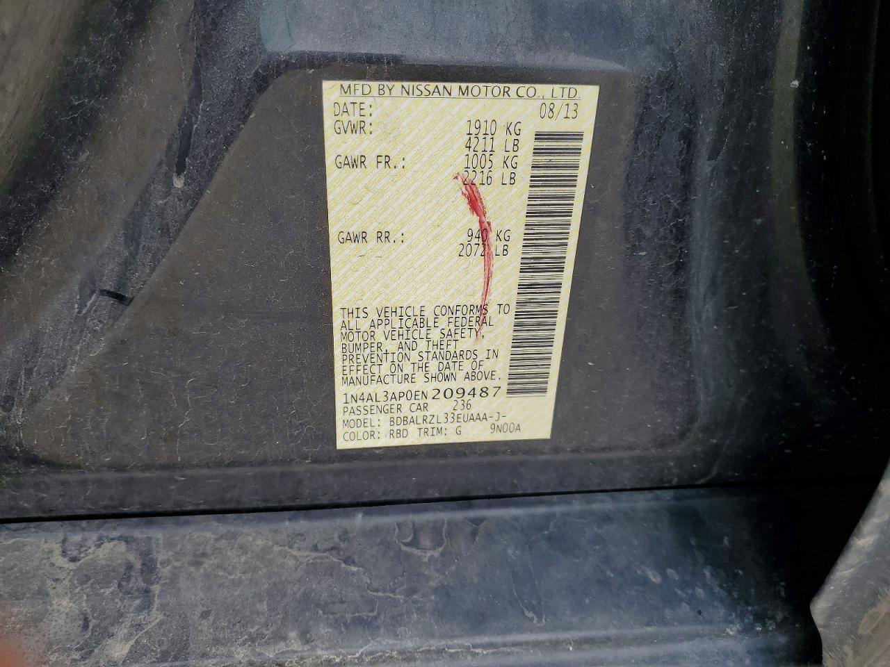 2014 Nissan Altima 2.5