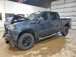 Chevrolet salvage cars for sale: 2021 Chevrolet Silverado K1500 lt Trail Boss
