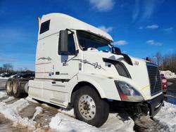 Salvage trucks for sale at New Britain, CT auction: 2011 Volvo VNL Semi Truck
