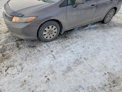 Honda Civic lx salvage cars for sale: 2012 Honda Civic lx