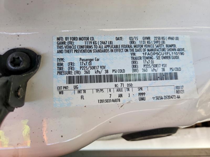 2015 Ford C-max Premium sel