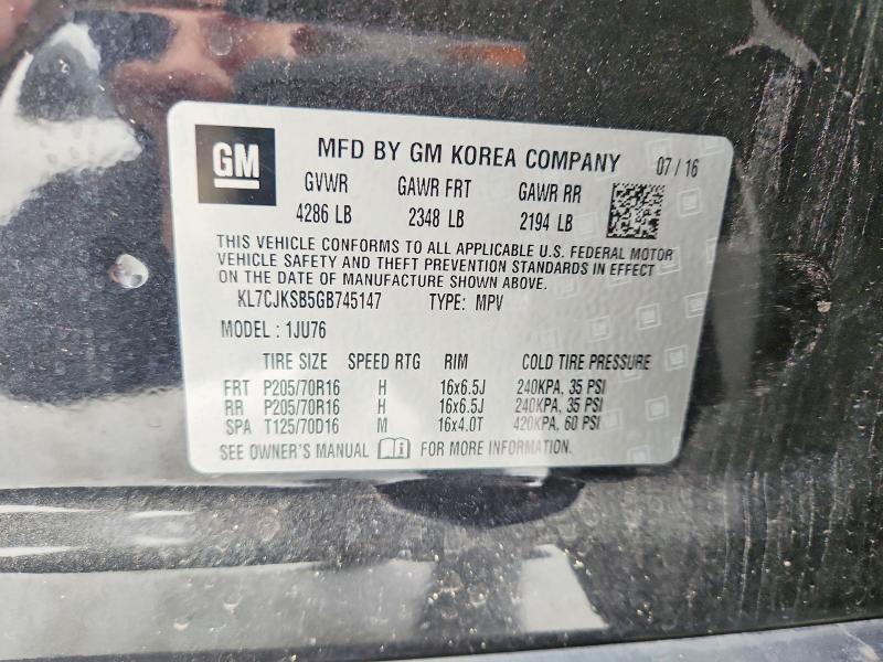 2016 Chevrolet Trax ls